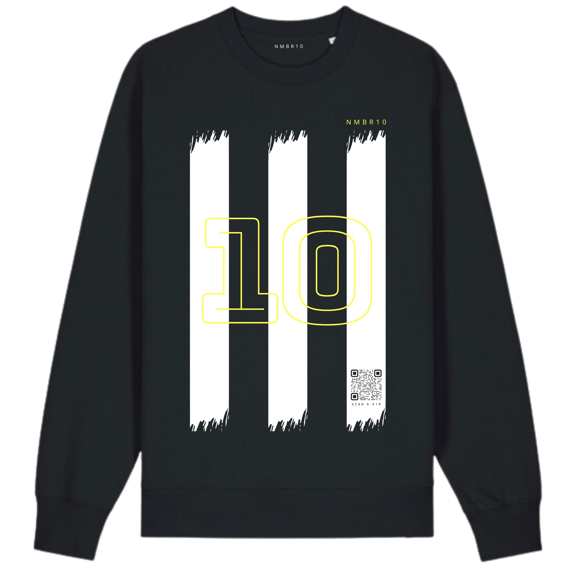 NMBR10 sweater Black Lemon