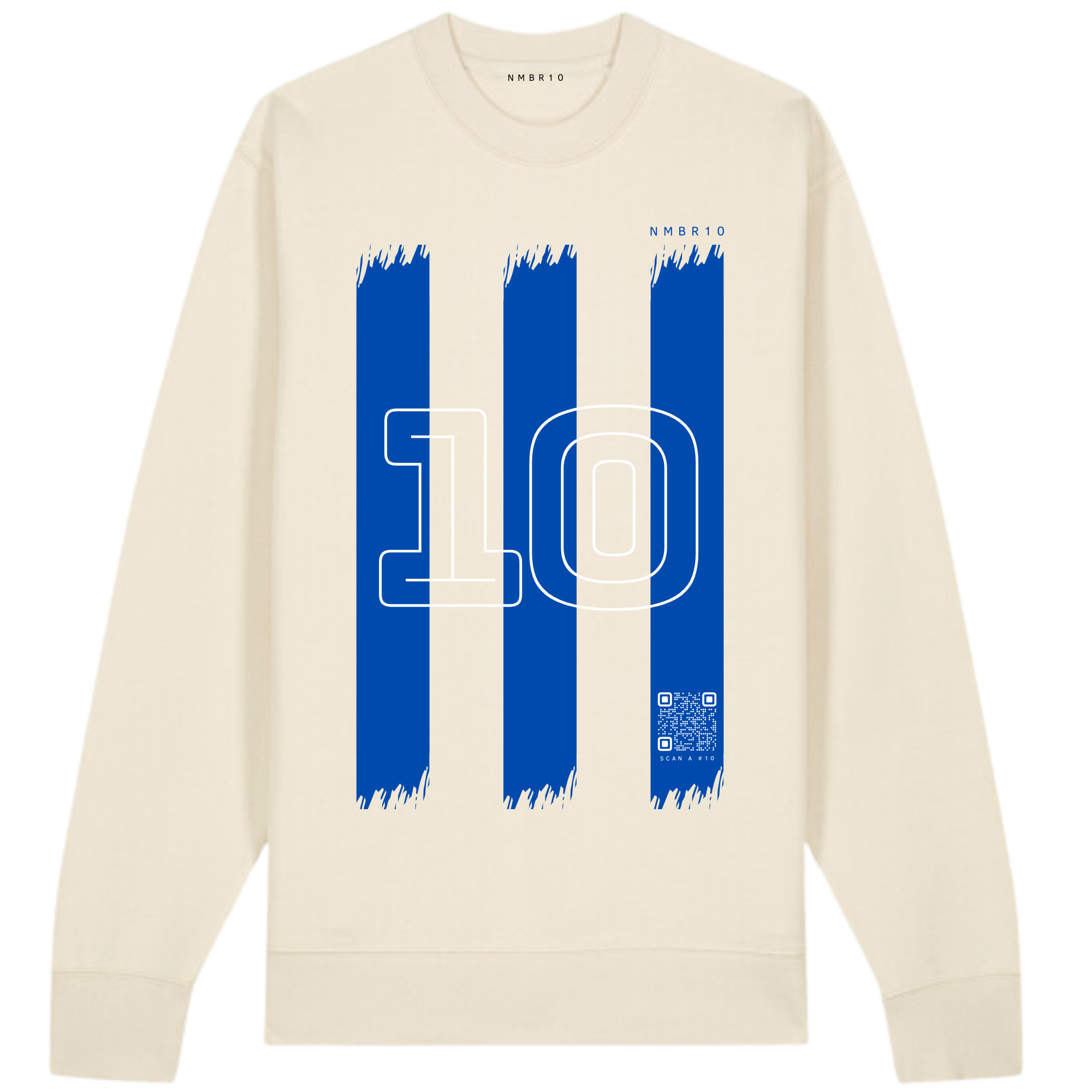 NMBR10 Sweater Volwassen Natural Raw