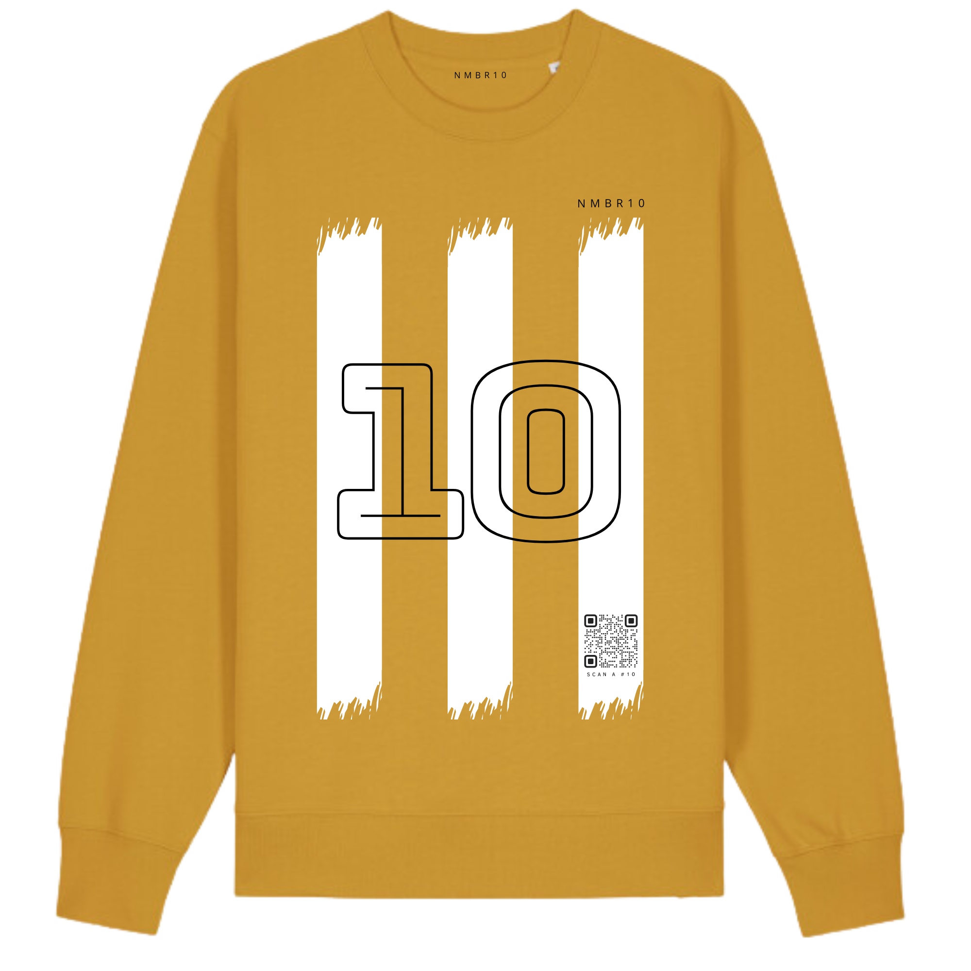 NMBR10 Sweater Volwassen Natural Ochre