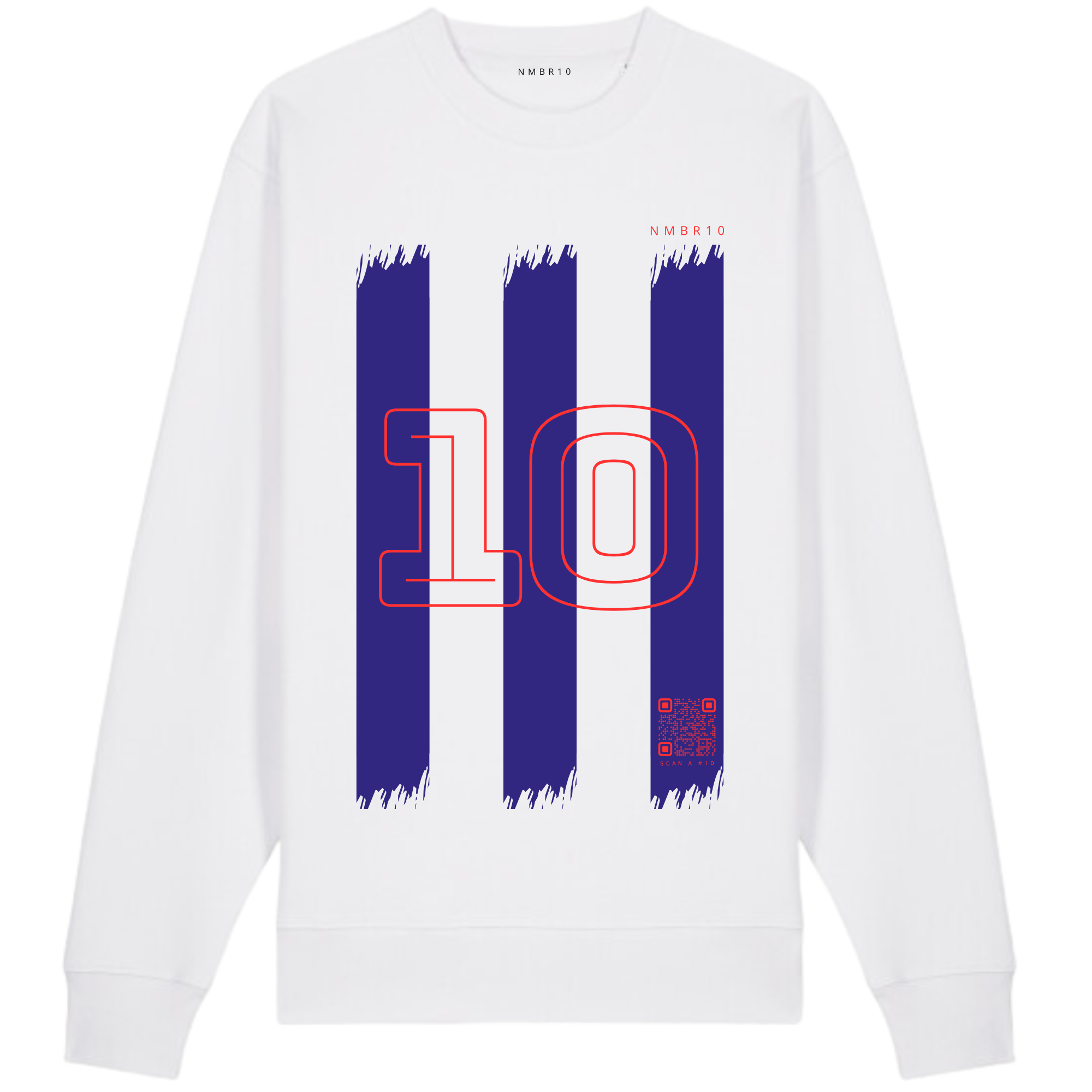 NMBR10 kindersweater Aurora Stripe